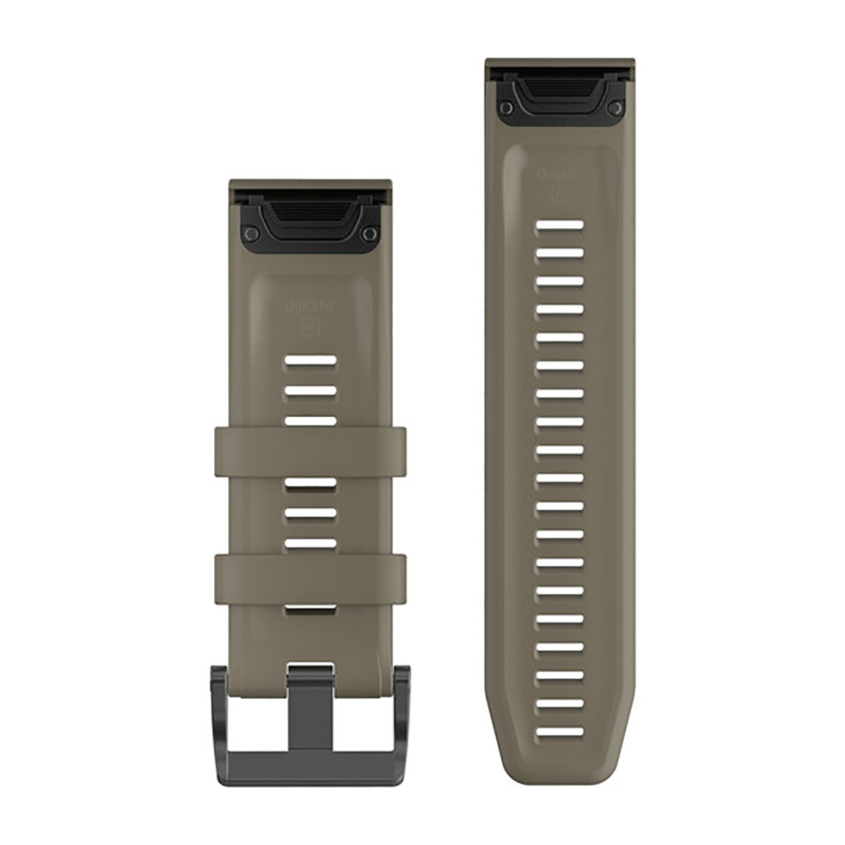 Garmin 26mm QuickFit Silicone Band — Coyote Tan — Size Regular — Lifestyle View