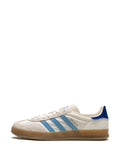 adidas Gazelle Indoor Off White Clear Sky Sneakers — White — Size US M 5.5 - US W 7 — Detail View