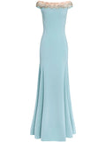 Jenny Packham Azalea Gown — Blue — Size XS — Front View