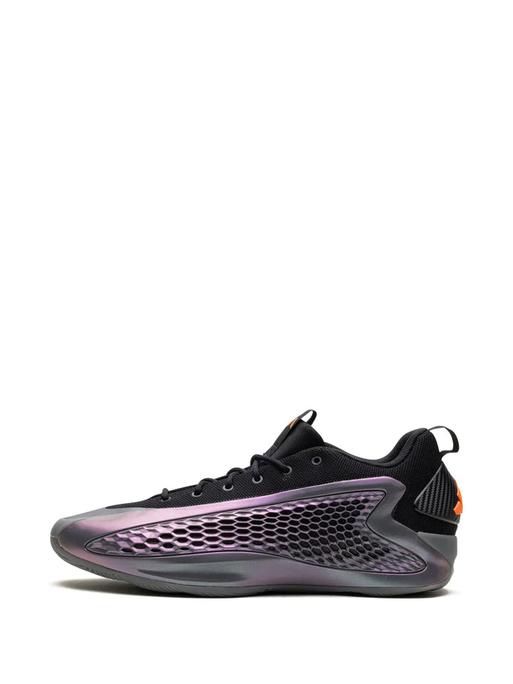 adidas Anthony Edwards 1 Low Sneakers — Black — Size US M 9 - US W 10.5 — Detail View