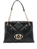 Love Moschino Logo Plaque Shoulder Bag — Same as shown — Size One Size — Front View