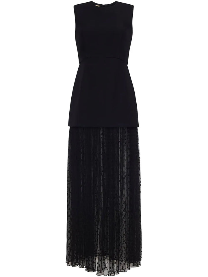 Adam Lippes Odette Maxi Dress — Black — Size XS — Front View