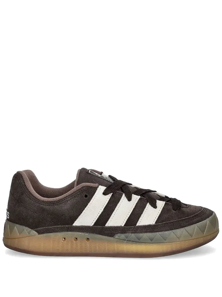 adidas Chunky Sole Sneakers — Brown — Size US M 9.5 - US W 11 — Front View