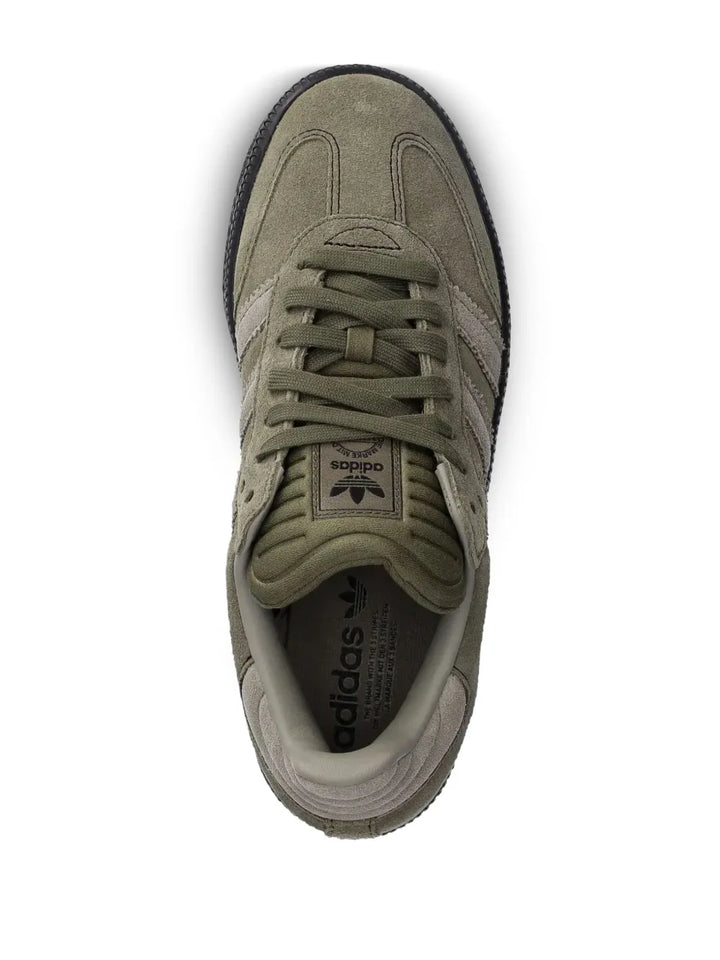 adidas Samba Xlg Sneakers — Olive Green — Size US M 11 - US W 12.5 — Top View
