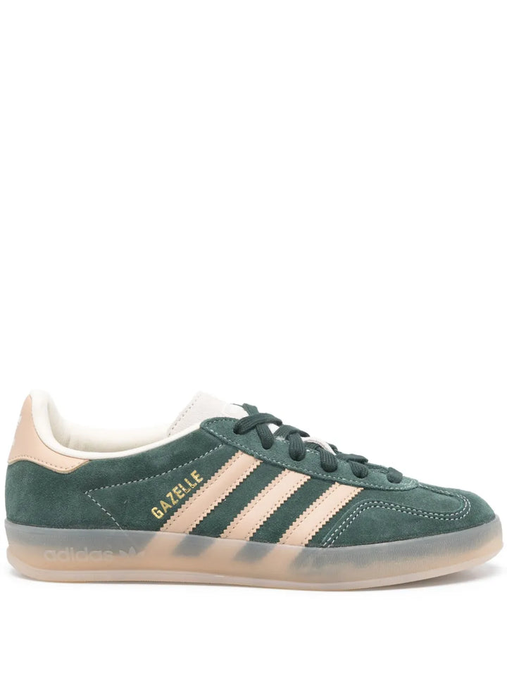 adidas Gazelle Indoor Sneakers — Teal Green — Size US M 3.5 - US W 5 — Front View