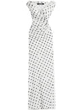 Jacquemus The Rita Long Dress — White — Size XS — Front View