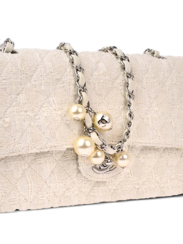 Chanel Pre Owned 2005 Medium Classic Double Flap Shoulder Bag — Same as shown — Size One Size — Back View