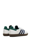 adidas Samba Og Black/White/Collegiate Green Sneakers — White — Size US M 10.5 - US W 12 — Back View
