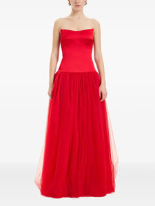 Vpm Atelier Amur Dress — Red — Size XS — Front View