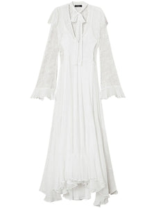 Twinset Milano Dress — White/ Red — Size XS — Front View