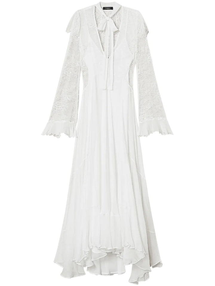 Twinset Milano Dress — White/ Red — Size XS — Front View