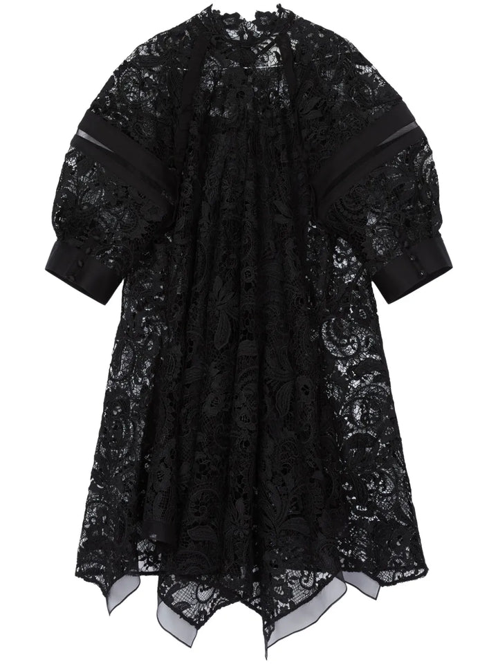 31 Phillip Lim Lace Mini Dress — Black — Size XS — Front View