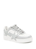 A Bathing Ape?Bape Sta Sneakers — Grey/White — Size US M 11 - US W 12.5 — Side View