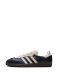 adidas Samba Og Aurora Ink/Cream White Sneakers — Navy Blue/White — Size US M 10.5 - US W 12 — Detail View
