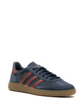adidas Handball Spezial Aurora Ink/Wild Sepia Sneakers — Blue/Brown/Gold-Tone — Size US M 8.5 - US W 10 — Side View