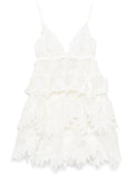 Zimmermann Crush Mini Dress — White — Size XS — Front View