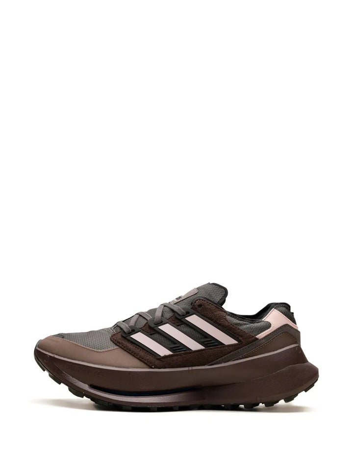 adidas Equipment Agravic Charcoal/Sand Pink/Brown Sneakers — Brown — Size US M 10.5 - US W 12 — Detail View