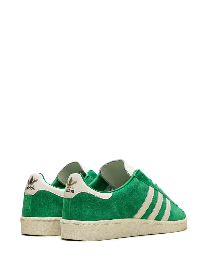 adidas Jabbar Cream White/Green/Gold Metallic Sneakers — Green — Size US M 11 - US W 12.5 — Back View