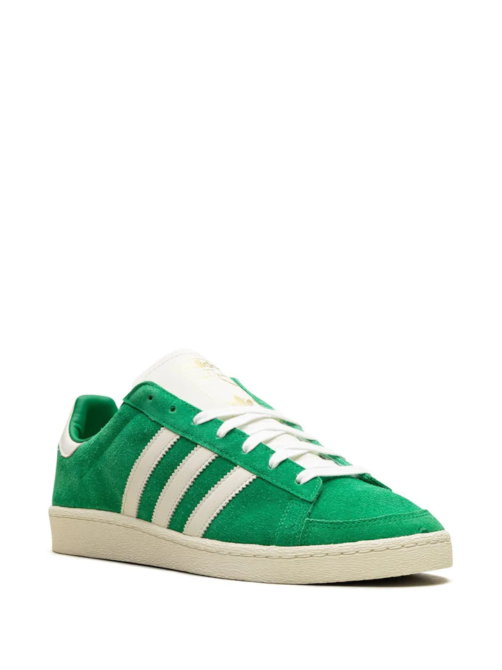 adidas Jabbar Cream White/Green/Gold Metallic Sneakers — Green — Size US M 11 - US W 12.5 — Side View