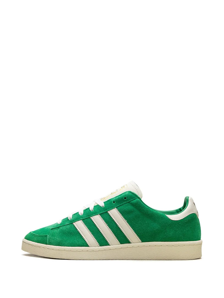 adidas Jabbar Cream White/Green/Gold Metallic Sneakers — Green — Size US M 11 - US W 12.5 — Detail View