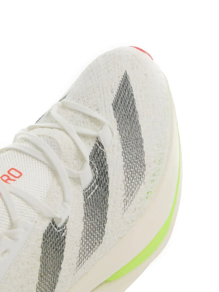adidas Adizero Prime X 2 Strung Sneakers — White — Size US M 7 - US W 8.5 — Top View