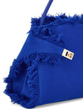 Ferragamo Large Hug Fringe Detail Shoulder Bag — Same as shown — Size One Size — Top View