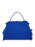 Ferragamo Large Hug Fringe Detail Shoulder Bag — Same as shown — Size One Size — Side View