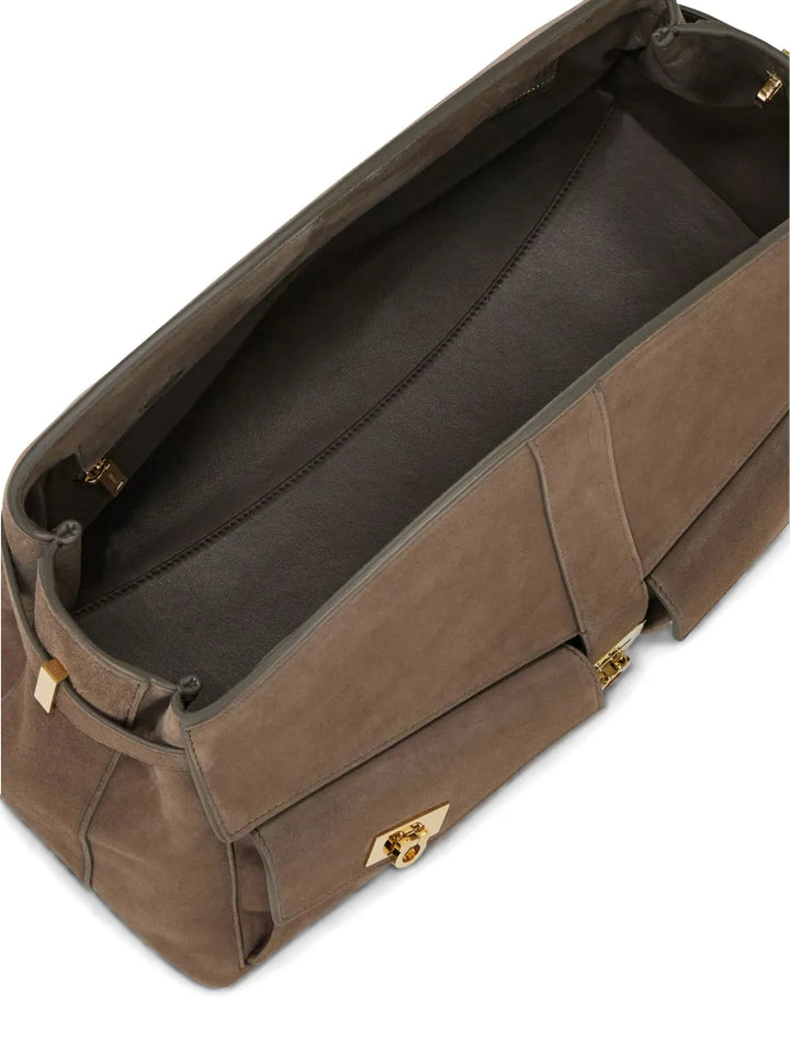 Ferragamo Large Hug Clutch Bag — Same as shown — Size One Size — Lifestyle View