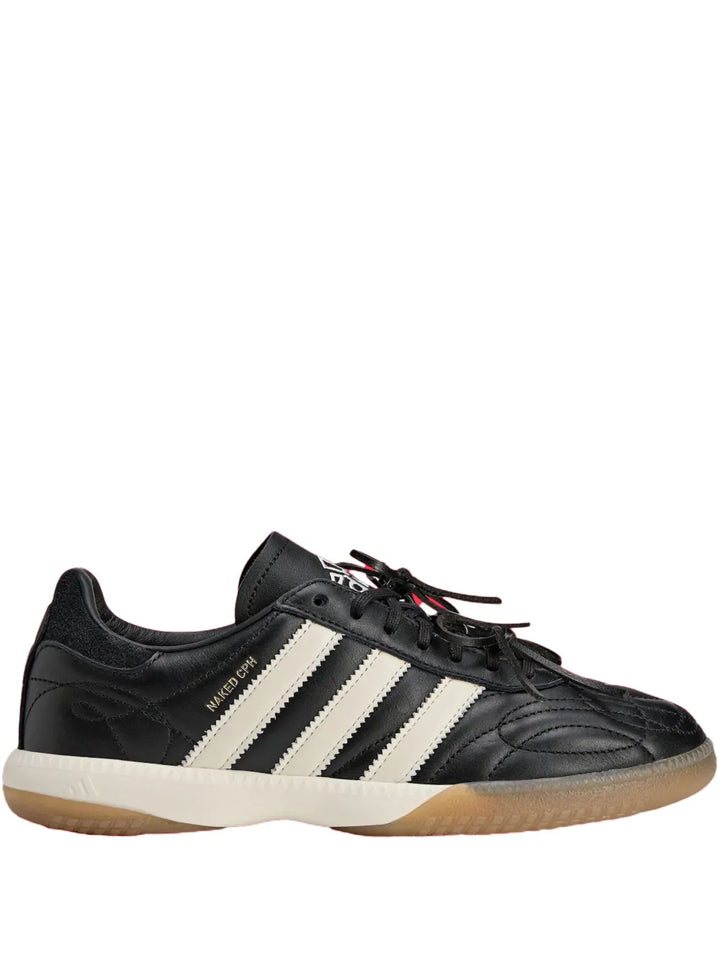 adidas X Naked X Maha Samba Millenium Black Sneakers — Black — Size US M 6 - US W 7.5 — Front View