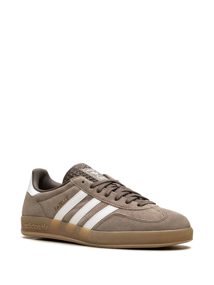 adidas Gazelle Indoor Sneakers — Brown — Size US M 11 - US W 12.5 — Side View