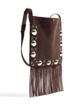 Valentino Garavani Nellcote Suede Shoulder Bag — Same as shown — Size One Size — Back View