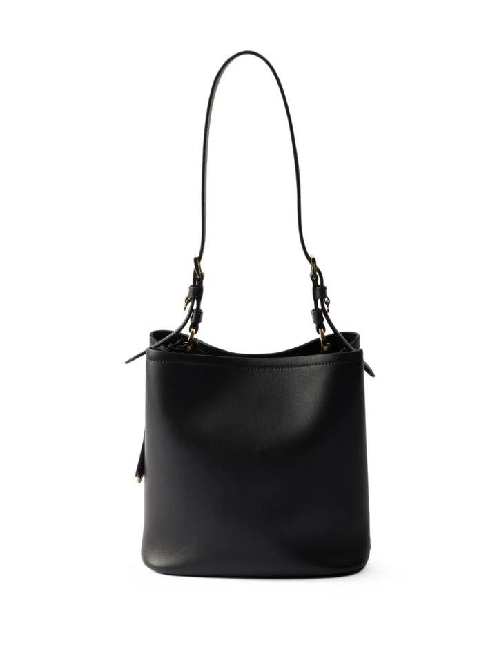 Prada Medium Leather Shoulder Bag — Same as shown — Size One Size — Side View