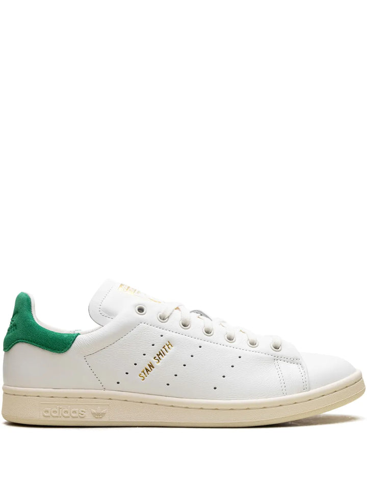 adidas Stan Smith Lux White Green Sneakers — White — Size US M 7 - US W 8.5 — Front View