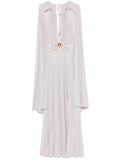 Elisabetta Franchi Lurex Maxi Dress — Same as shown — Size XS — Front View