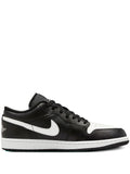 Air Jordan 1 Low Orca - Black/White Sneakers — Black — Size US M 10.5 - US W 12 — Front View