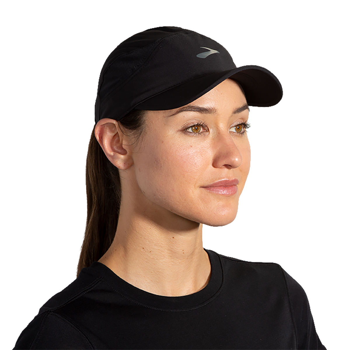 Brooks Chaser Hat — Black — Size One Size — Front View
