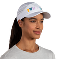 Brooks Chaser Hat — White - Run Happy — Size One Size — Front View