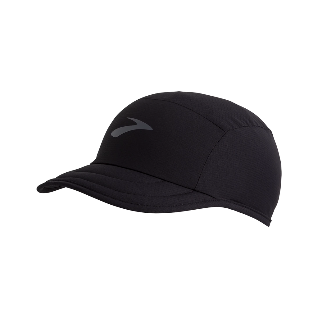 Brooks Lightweight Packable Hat 2.0 — Black — Size Large / XLarge — Top View