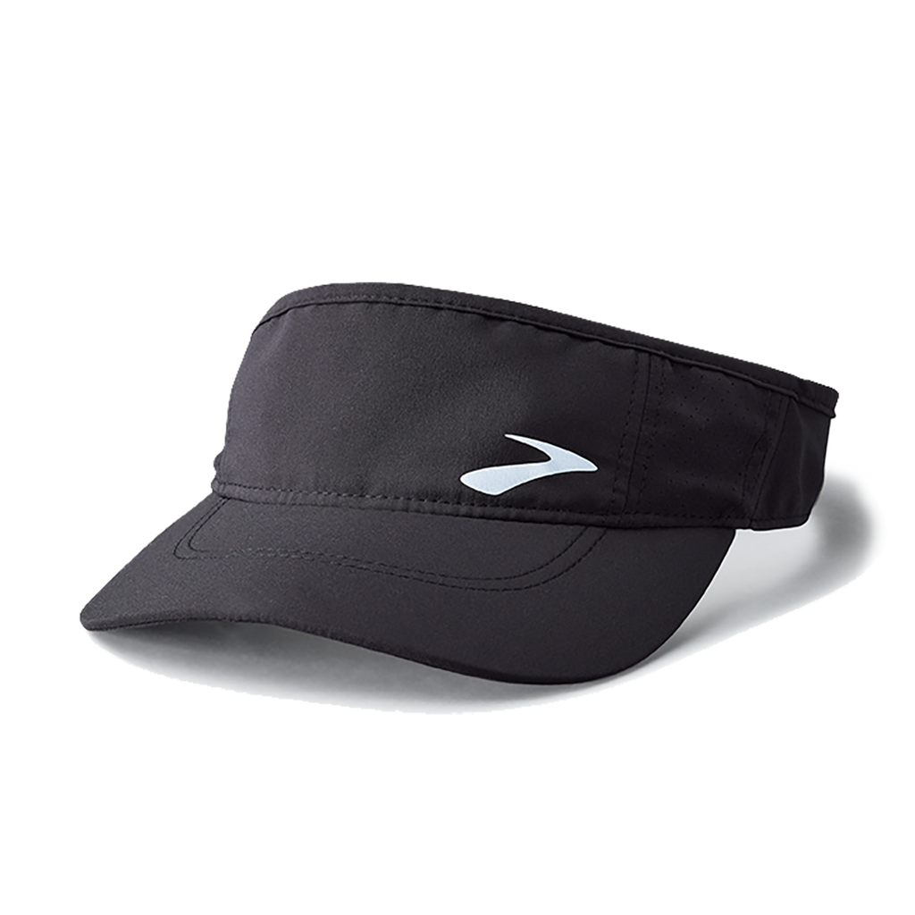 Brooks Journey Visor — Black — Size Large / XLarge — Front View