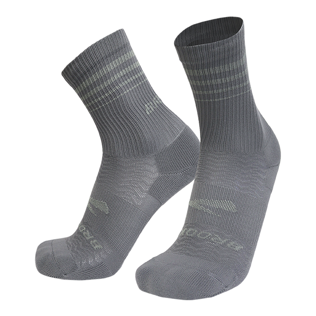 Brooks Run-In Crew 3-Pack — White - Brooks — Size Small — Back View