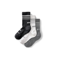 Brooks Run-In Crew 3-Pack — White - Brooks — Size Small — Front View