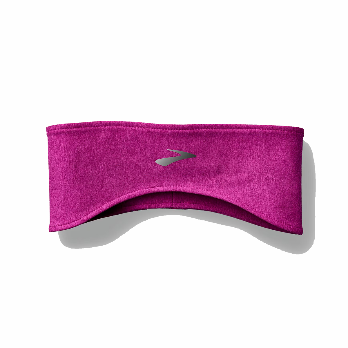 Brooks Luxe Thermal Headband — Heather Magenta — Size One Size — Front View