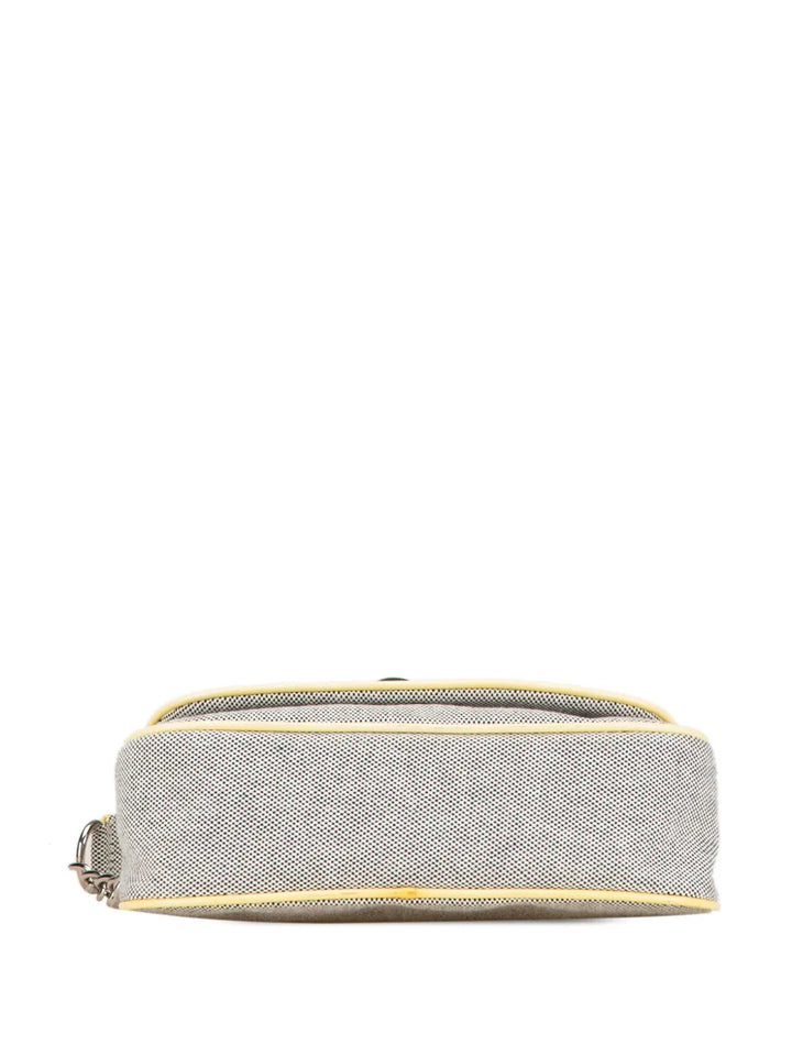Chanel Pre Owned 2005 2006 Canvas Camellia Cc No 5 Shoulder Bag — Same as shown — Size One Size — Top View
