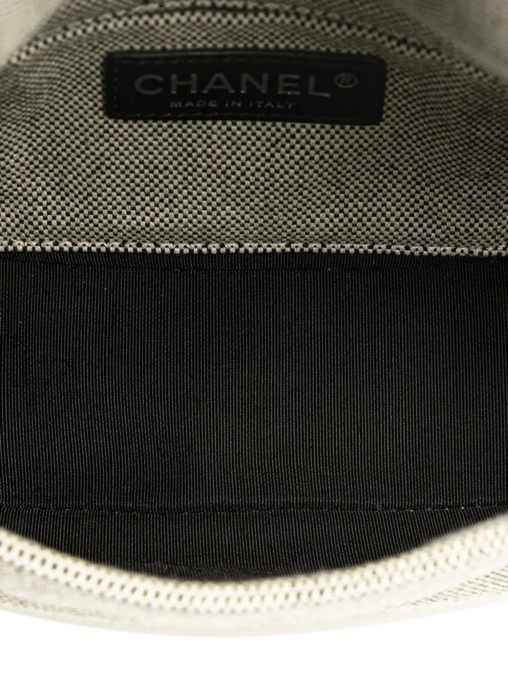 Chanel Pre Owned 2005 2006 Canvas Camellia Cc No 5 Shoulder Bag — Same as shown — Size One Size — Detail View