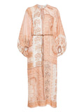 Zimmermann Lucky Maxi Dress — Pink — Size XS — Front View