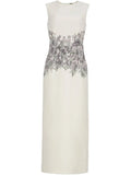 Adam Lippes Ophelia Midi Dress — White — Size S — Front View