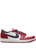 Air Jordan 1 Low Og Sneakers — Red — Size US M 10.5 - US W 12 — Front View