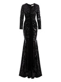 Vpm Atelier Athena Maxi Dress — Black — Size XS — Front View