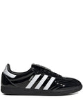 adidas Samba Lt Black Patent Leather Sneakers — Same as shown — Size US M 10.5 - US W 12 — Front View
