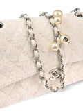Chanel Pre Owned 2005 Medium Double Flap Shoulder Bag — Same as shown — Size One Size — Back View